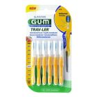 Gum Trav-ler 1514 Interdental Brush Μεσοδόντιο Βουρτσάκι 1.3mm Κίτρινο 6τμχ
