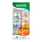 HEALTH AID Magnesium 300mg & B6 20 Αναβράζοντα Δισκία & Vitamin C 1000mg 20 Αναβράζοντα Δισκία