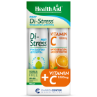 Health aid Promo Fizzy Di-Stress 20eff.tabs & Vitamin C 1000mg 20 αναβράζοντα δίσκια