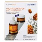 Korres Promo Black Pine Primus 6xHA Wrinkle Smoothing Youth Activator Booster Ορός Ενεργοποίησης Νεότητας, 30ml & Δώρο Youth Renewal Sleeping Κρέμα Νεότητας Νύχτας, 15ml, 1σετ