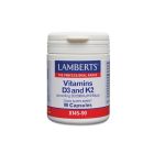 Lamberts Vitamin D3 2000iu & K2 90 µg 90 caps