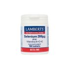 Lamberts Selenium 200μg + Βιταμίνες A, C, E 100 tabs