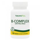 Natures Plus B-Complex with Rice Bran 90tabs