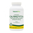 Natures Plus Cal/Mag/Vit D3/Vit K2 Vanilla 60chew.tabs