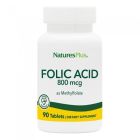 Natures Plus Folic Acid 800 mcg 90tabs