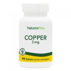 Natures Plus Copper 3mg 90tabs