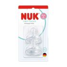 NUK First Choice Flow Control Θηλές Σιλικόνης 6m+ 2τμχ