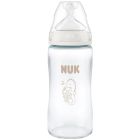 Nuk Μπιμπερό Πλαστικό First Choice Plus PP με Θηλή Σιλικόνης & Ένδειξη Θερμοκρασίας Ιππόκαμπος 3m+ 300ml