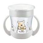 Nuk Mini Magic Cup 6m+ με Χείλος & Καπάκι Winnie Γκρί 160ml