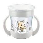 Nuk Mini Magic Cup 6m+ με Χείλος & Καπάκι Winnie Γκρί 160ml