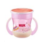 NUK Evolution Mini Magic Cup Night Μωβ Με Χείλος Και Καπάκι 6+, 160ml 