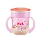 NUK Evolution Mini Magic Cup Night Μωβ Με Χείλος Και Καπάκι 6+, 160ml 