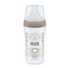 Nuk Μπιμπερό Perfect Match Heart/Butterfly με Θηλή Σιλικόνης 3m+ 260ml 