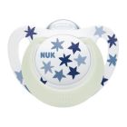 Nuk Star Νight Ορθοδοντική Πιπίλα Σιλικόνης με Θήκη 18-36m 1τμχ