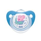 NUK Silicone Πιπίλα Σιλικόνης Peppa Pig 6-18 μηνών 1τμχ. 