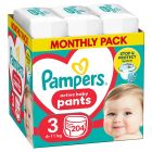 Pampers Pants No3 Monthly Pack Βρεφικές Πάνες Βρακάκι 6-11kg 204τμχ