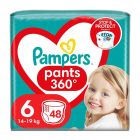 Pampers Pants Πάνα-βρακάκι Μέγεθος 6 (14kg-19kg) - 48 Πάνες-Βρακάκι