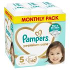 Pampers Premium Care Monthly Pack No.5 (11-16kg) Βρεφικές Πάνες 160τμχ