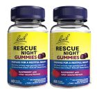 Power Health Promo 1+1 Δώρο Bach Rescue Night Gummies με Γεύση Raspberry 2x60veg.gummies