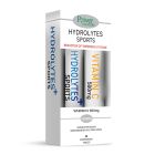 Power Health Hydrolytes Sports Ηλεκτρολύτες με Στέβια  20tabs & Δώρο Vitamin C 500mg 20tabs 