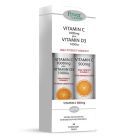 Power Health Ενέργεια & Τόνωση του Οργανισμού Vitamin C100mg+ Vitamin D3 1000iu 24caps & Δώρο  Vitamin c 500mg 20 caps 