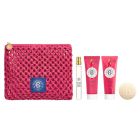 Roger&Gallet Discovery Set Σετ Περιποίησης Σώματος με Gingembre Rouge Μπάρα Σαπουνιού 50g + Αφρόλουτρο 50ml + Λοσιόν Σώματος 50ml + Αρωματικό Νερό 10ml + Δώρο Νεσεσέρ