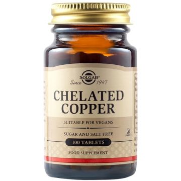 SOLGAR CHELATED COPPER 2.5MG 100TAB