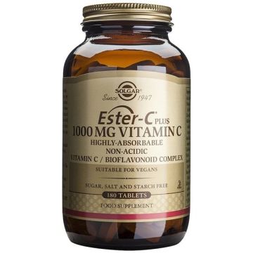 SOLGAR ESTER-C PLUS 1000mg VITAMIN C180 TABLETS 