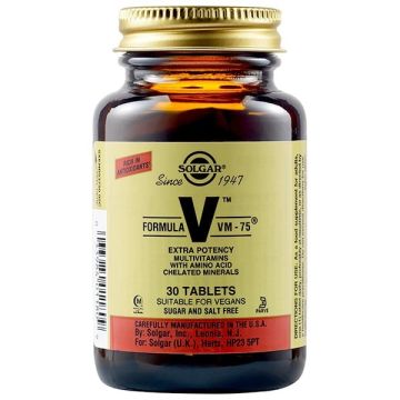 SOLGAR FORMULA VM 75 TABS 30S