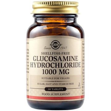 SOLGAR GLUCOSAMINE HCL 1000MG TABS 60S