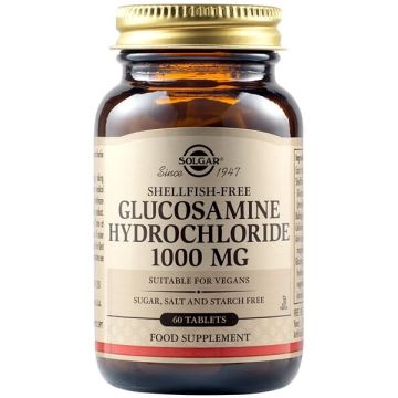SOLGAR GLUCOSAMINE HCL 1000MG TABS 60S