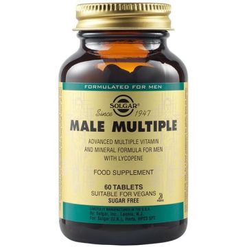 SOLGAR MALE MULTIPLE 60 ΦΥΤΙΚΕΣ ΤΑΜΠΛΕΤΕΣ 