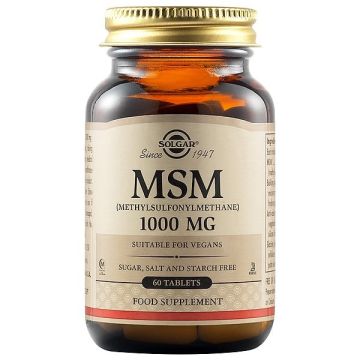 Solgar MSM 1000mg 60 ταμπλέτες 