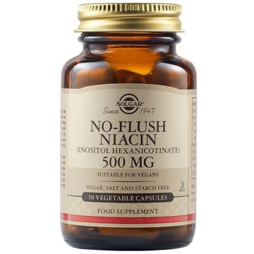 SOLGAR NO FLUSH NIACIN 500MG 50VCAP