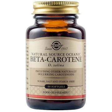 Solgar Beta-Carotene 7mg 60 μαλακές κάψουλες 