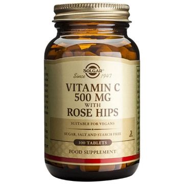 SOLGAR ROSE HIPS C 500MG 100TAB 