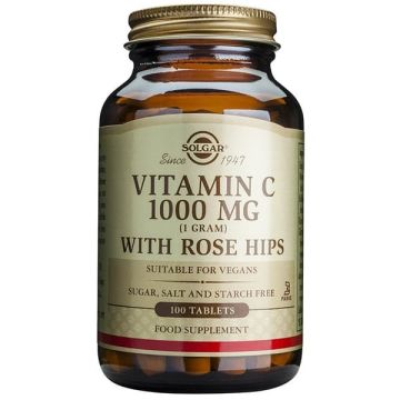 SOLGAR ROSE HIPS C 1000MG 100TAB