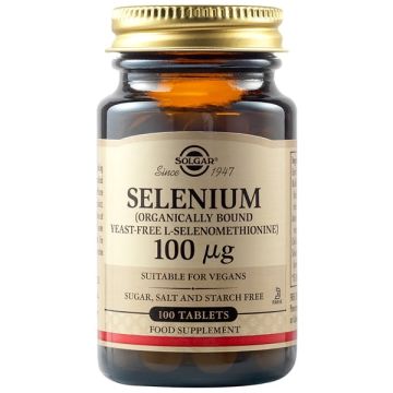 SOLGAR SELENIUM 100MG TABS 100S