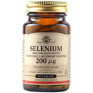 SOLGAR SELENIUM 200MCG 50TAB