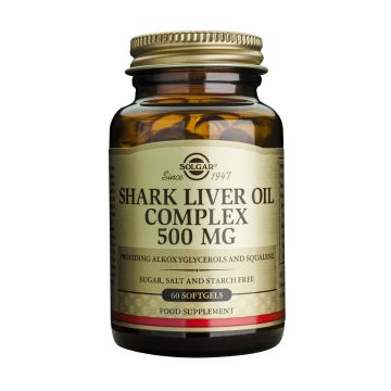 Solgar Shark Liver Oil Complex 500mg 60 μαλακές κάψουλες 