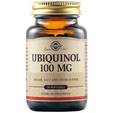SOLGAR UBIQUINOL 100mg softgels 50s