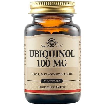 SOLGAR UBIQUINOL 100mg softgels 50s