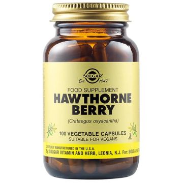 SOLGAR HAWTHORNE BERRY 520MG 100VCAP