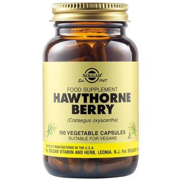 SOLGAR HAWTHORNE BERRY 520MG 100VCAP
