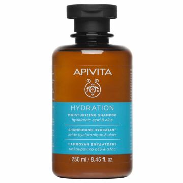 APIVITA HYDRATION ΣΑΜΠΟΥΑΝ ΕΝΥΔΑΤΩΣΗΣ ΜΕ ΥΑΛΟΥΡΟΝΙΚΟ ΟΞΥ & ΑΛΟΗ 250ML