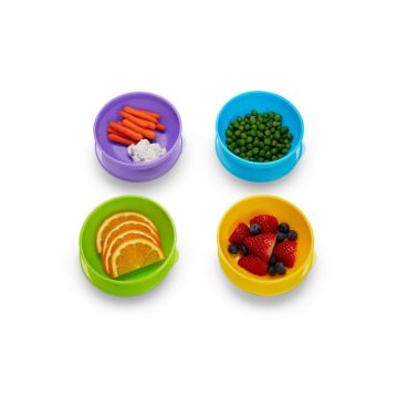 Munchkin Love-A-Bowls 4 Μπολ με Καπάκι & 2 Κουτάλια 4m+