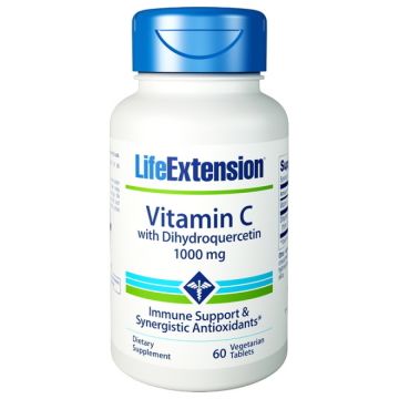 LIFE EXTENSION VIT C DIHYDROQUERCETIN 1000MG 60CAP