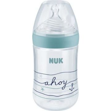 NUK Μπιμπερό Nature Sense Beach Edition  260ml με θηλή σιλικόνης 6-18 μηνών