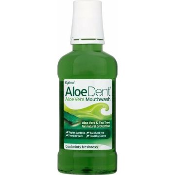Optima Aloe Dent Mouthwash Στοματικό Διάλυμα Καθημερινής Χρήσης με Αλόη, 250ml