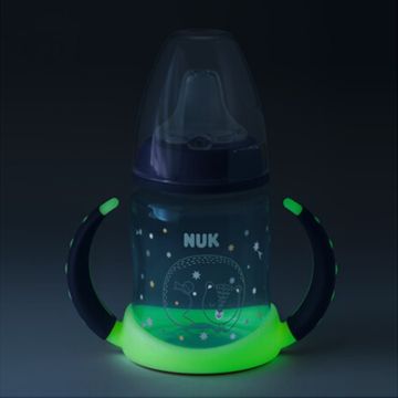 Nuk First Choice Baby Night εκπαιδευτικό ποτήρι με χεράκια 6-18m - 150ml